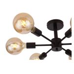 SL419.402.06 Люстра потолочная Черный E27 6*60W