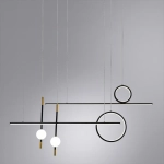 Подвесной светильник Arte Lamp POLARIS A2610SP-85BK, 1хLED
