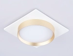 Светильник встраиваемый TN5230 WH/GD белый/золото GX53 max 12W 110*110*35