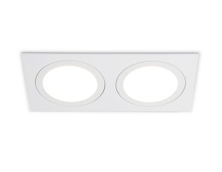 Светильник встраиваемый TN6612/2 WH белый IP44 GX53/2 max 15W 215*110*24