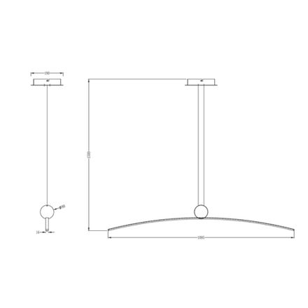 Подвесной светильник Arte Lamp ARNO A3362SP-25BK, 1хLED