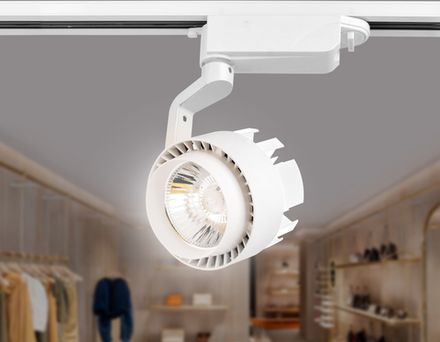 Трековый однофазный светодиодный светильник GL6104 WH белый LED 20W 4200K 24°
