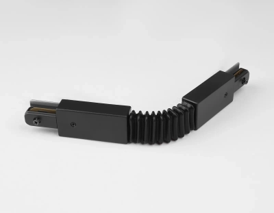 Коннектор гибкий для однофазного шинопровода Standard 220V GL7176 BK черный 285*35*20