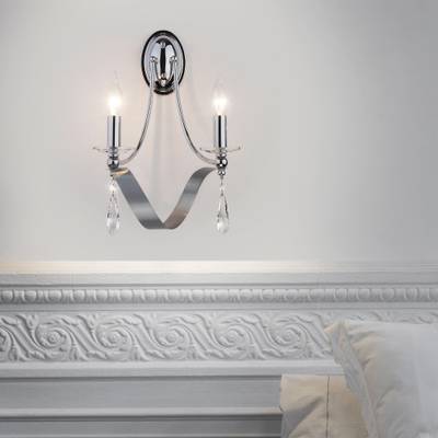 Бра в классическом стиле 60064/2 хром