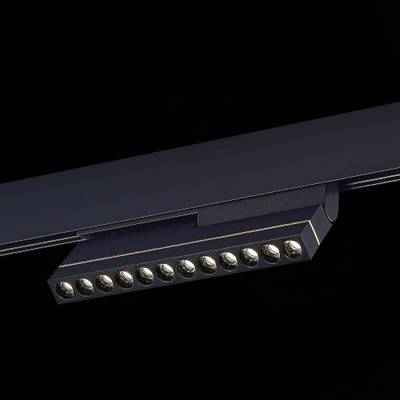 ST805.446.12 Магнитный трековый светильник Черный LED 1*12W 4000K 450Lm Ra&gt;90 36° IP20 L220xW22xH117 48VV