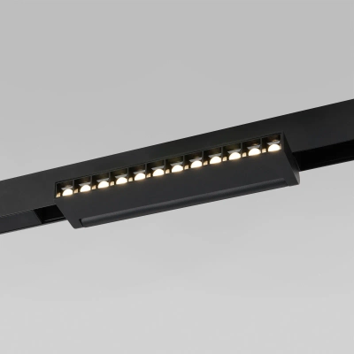 Slim Magnetic Трековый светильник HL02 12W 4200K черный 85010/01