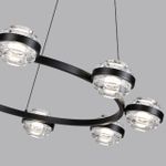 5031/50L L-VISION ODL24 391 чёрный/металл/акрил Люстра LED 50W 4000K 4310лм KLOT