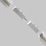 Коннектор питания прямой гибкий 5см Exility белый, TRA034CPC-42W-5-1. TM Maytoni