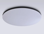 Потолочный светодиодный светильник с Wi-Fi Яндекс Алисой/Tuya/Smart Home/Alexa FZ2006 BK черный IP54 30W 3000K-6500K+RGB D450*60 (ПДУ ИК)