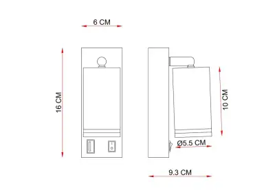Спот Arte Lamp IMAI A2364AP-1BK, 1хGU10