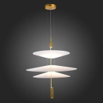 SL6101.223.01 Люстра подвесная ST-Luce Золотистый/Белый LED 1*15W 3000K