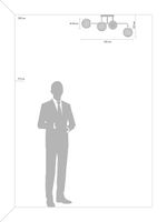 Люстра New Series 016 FR8016PL-06BBS, E14х6. TM Maytoni