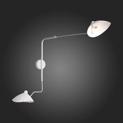 SL305.501.02 Светильник настенный ST-Luce Белый/Белый E27 2*60W