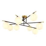 Потолочная люстра Arte Lamp ALCOR A2224PL-8BK, 8хE14