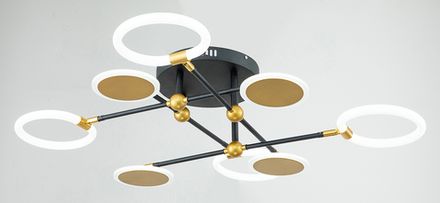 Потолочный светильник Escada 10247/8 LED LED*63W Black/Gold