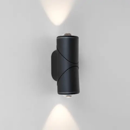 Уличный настенный светодиодный светильник GIRA D LED IP54 35127/D черный