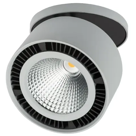 214829 Светильник FORTE INCA LED 26W 1950LM 30G СЕРЫЙ 4000K Lightstar