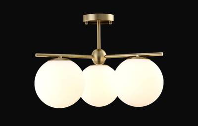 Люстра Crystal Lux FELIZ SP-PL3 BRONZE/WHITE 0611/303