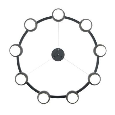 8242/9 COMFI LN26 245 черный металл Светильник подвесной LED GX53 8*7W 220V LUAZANA