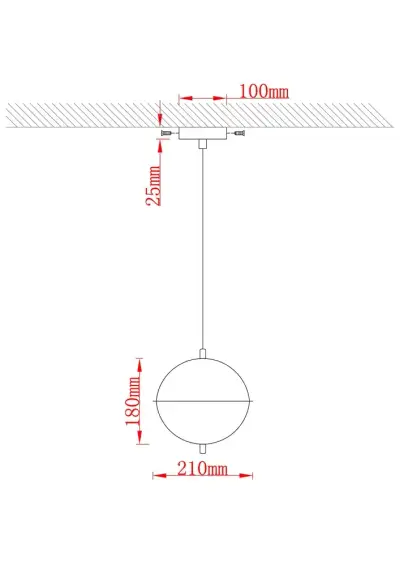 Подвесной светильник Arte Lamp ANDROMEDA A2089SP-5GO, 1хLED