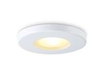 Светильник встраиваемый IP44 с высокой степенью пылевлагозащиты TN1180 WH белый IP44 GU5.3 D85*34