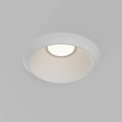 Встраиваемый светильник Gyps Modern GU10 1х10Вт, DL124-GU10-01-TRS-W. TM Maytoni