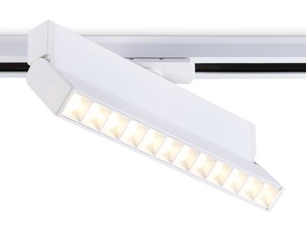 Светильник светодиодный трековый GL6815 WH белый LED 12W 3000K 24° 230*22*87