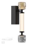 5427/13WL L-VISION ODL_EX24 131 черный хром/белый/дымчатый/коньячный/металл/стекло/акрил Бра LED 13W 3000K KLIFF
