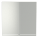 VLS000405 Клавиши для выключателя/переключателя двухклавишного с подсветкой, S70 (сталь). (ТМ Maytoni)