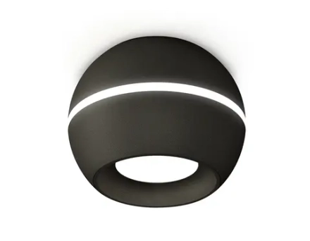 Комплект накладного светильника XS1102001 SBK черный песок MR16 GU5.3 LED 3W 4200K (C1102, N7021)