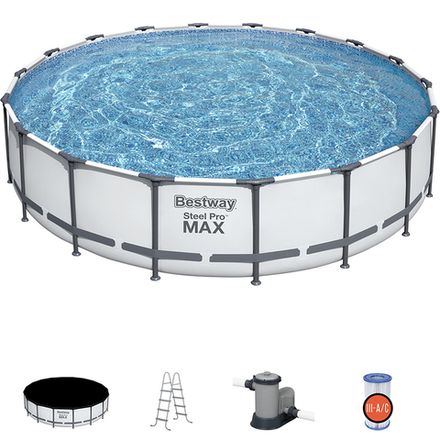 Бассейн с набором 549*122 см  Bestway 56462 Steel Pro Max
