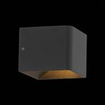 SL455.041.01 Светильник настенный ST-Luce Черный/Черный LED 1*6W 3000K