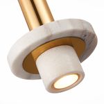 SL1210.503.01 Светильник подвесной ST-Luce Золотистый/Белый GU10 1*5W