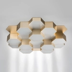 750161 Люстра потол FAVO LED-80W 3840LM Satin Gold 3000K Lightstar