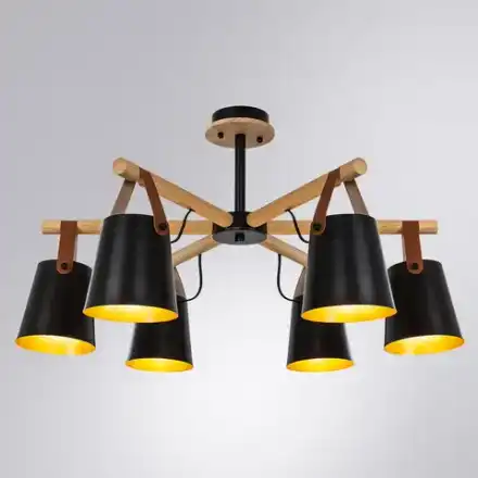 Потолочная люстра Arte Lamp THOMAS A7032PL-6BK, 6хE27
