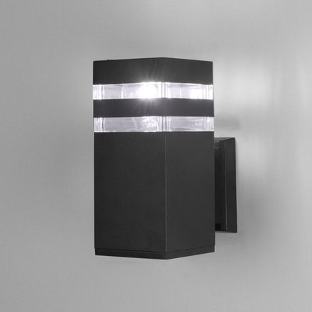 Уличный настенный светильник Arte lamp HEATHER A4413AL-1BK, 1хE27