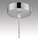 8067/1A MODERNI LN25 299 хром/амбер/прозрачный, металл/стекло Подвесной светильник G9 1*20W 220V GALLO