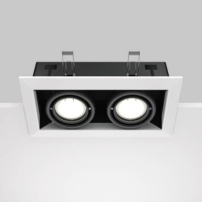 Встраиваемый светильник Metal Modern GU10х2, DL008-2-02-W. TM Maytoni