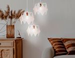 Подвесной светильник в стиле лофт TR8426/3 WH/GD белый/золото E14/3 max 40W D510*1000