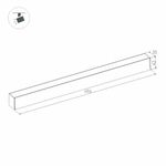 Светильник MAG-FLAT-45-L605-18W Warm3000 (BK, 100 deg, 24V) (Arlight, IP20 Металл, 3 года)