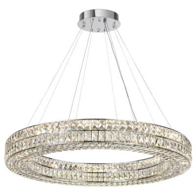 4927/98L L-VISION ODL24 583 хром/металл/хрусталь Люстра LED 98W 4000K 5850Лм PANTA