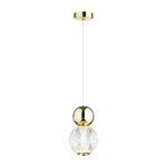 5008/7L L-VISION ODL23 589 золотой/прозрачный/металл/акрил Подвес LED 7W 4000K 350Лм CRYSTAL