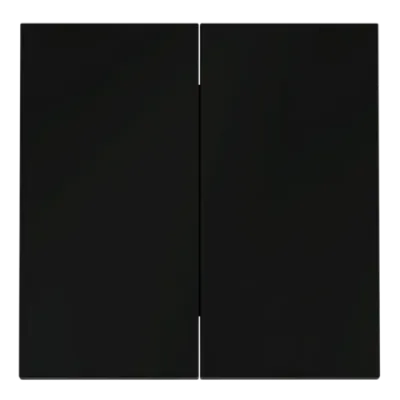 VLS000308 Клавиши для выключателя/переключателя двухклавишного, S70 (черный матовый). (ТМ Maytoni)