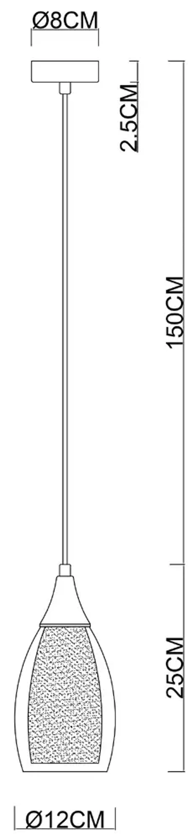 Подвесной светильник Arte Lamp BARRY A7951SP-1GO, 1хE14