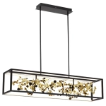 5065/65L L-VISION ODL24 515 черный/золото/металл/металл Люстра LED 1*65W 4000K BILD