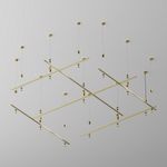 Шинопровод 2 м Flarity латунь, TRX154-112BS. TM Maytoni