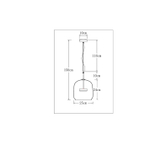 Подвесной светильник Arte Lamp PADOVA A2404SP-23SM, 1хLED