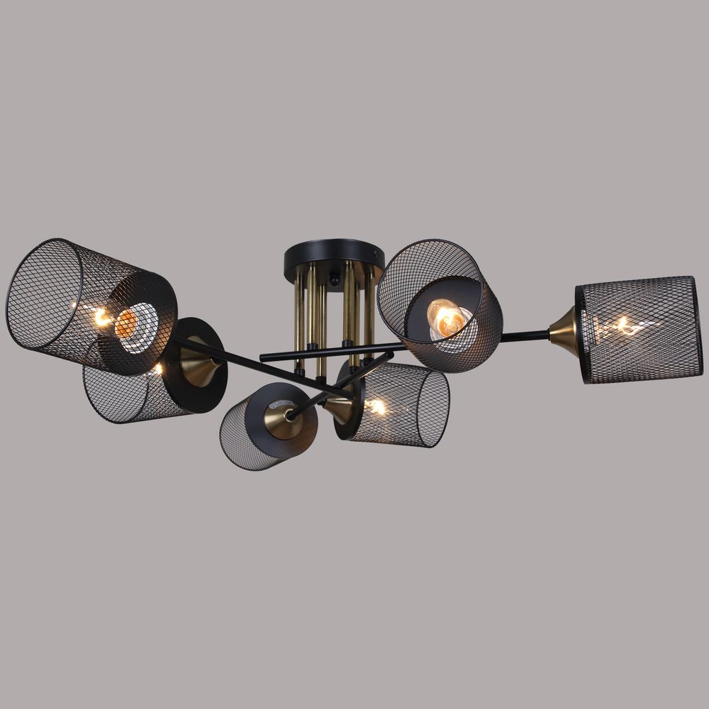 38460-0.3-06 BK+COPPER светильник потолочный