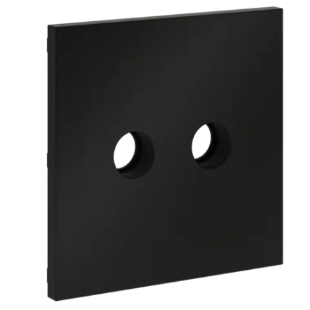 VLS001608 Накладка для розетки телевизионной оконечной TV+SAT, S70 (черный матовый). (ТМ Maytoni)