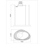 Подвесная люстра Arte Lamp CINTA A1847SP-36BK, 1хLED